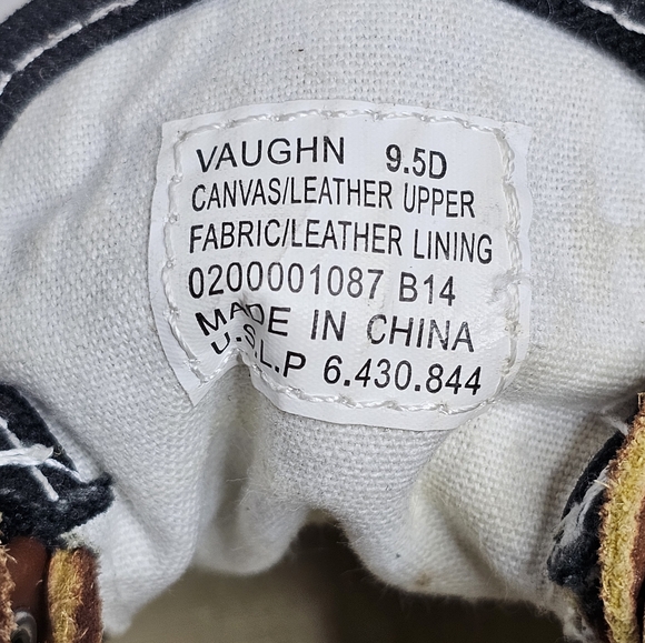 Polo Ralph Lauren Vaughn Black Skate Fashion Sneakers Canvas Shoes Men 9.5D Prep - Picture 13 of 13